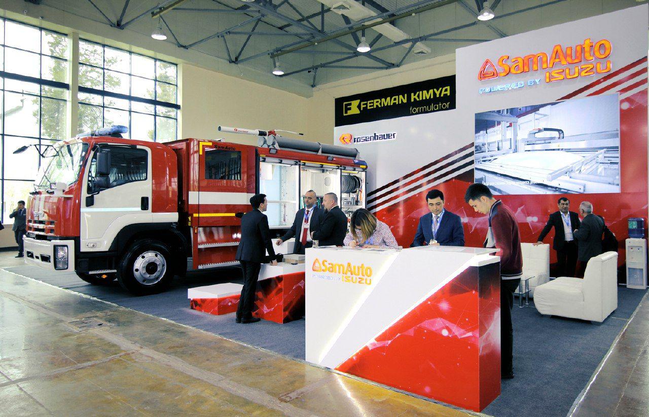 Samarqand avtomobil zavodi UzSecureExpo 2019 da o‘z modellarini namoyish etdi